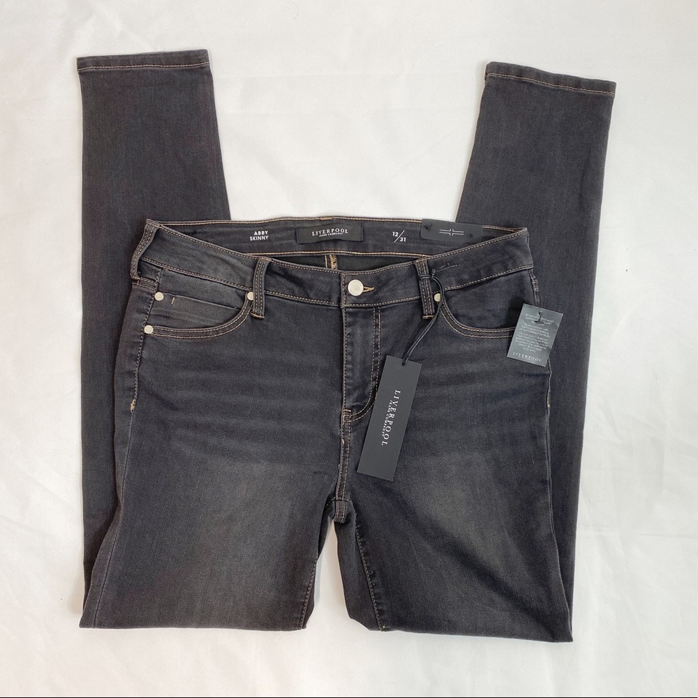 Liverpool Abby skinny jean dark Grey - Picture 3 of 6
